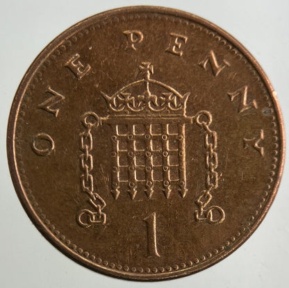 1998 Elizabeth II 2nd 1p One-Pence Coin | Very High Grade