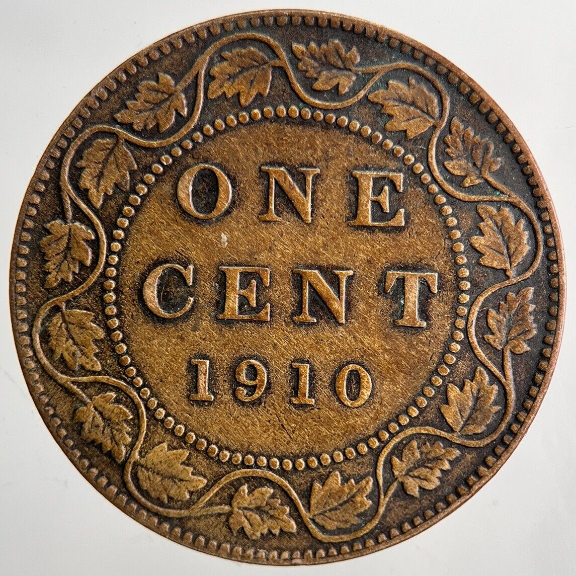 1910 Canada One Cent Coin | Fine Collectable Grade | a6435