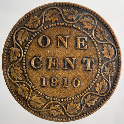 1910 Canada One Cent Coin | Fine Collectable Grade | a6435