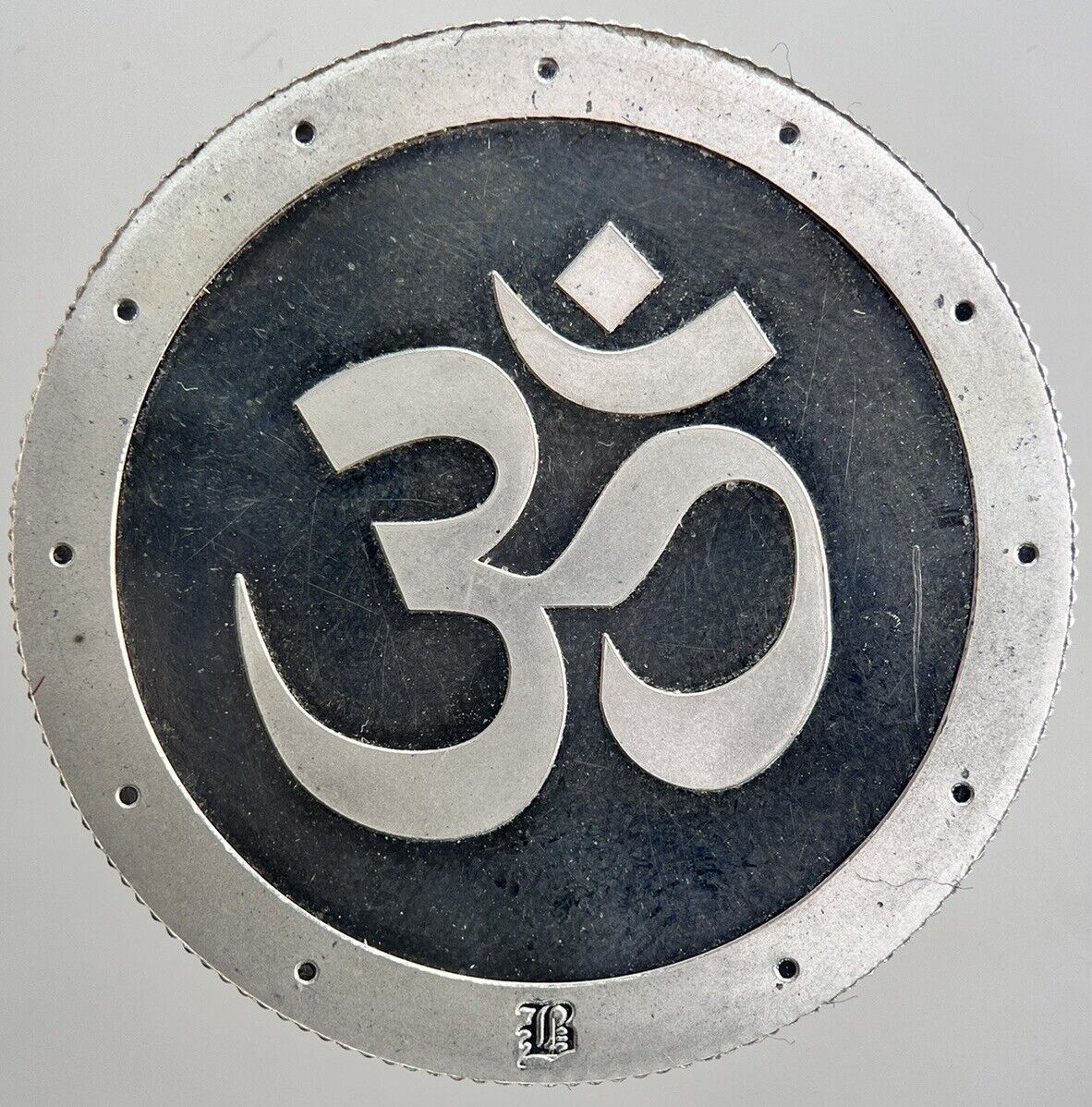 Baird & Co India Hindu Buddha 1/2 Half Oz Silver Coin | Very High Grade