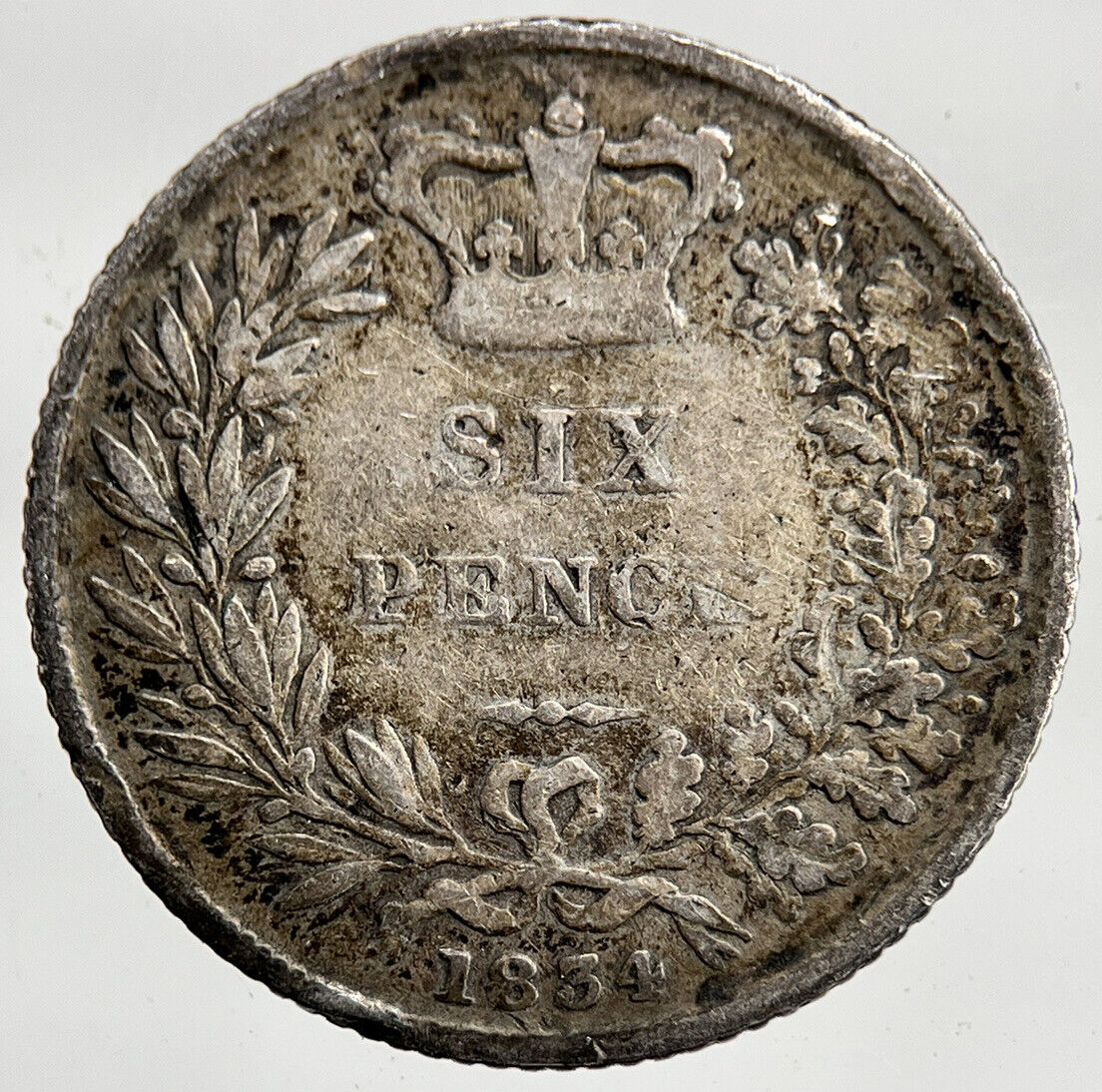 1834 William IV Sixpence Silver Coin | Collectable Grade