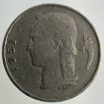 1953 Belgium 1 Franc Coin | Fine Collectable Grade