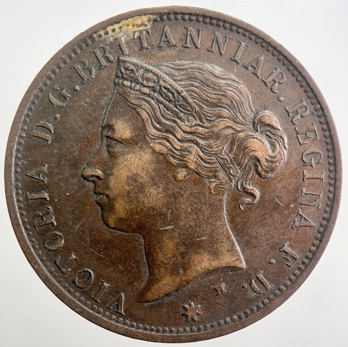 1877 Jersey 1/12th One-Twelfth-Of-A-Shilling Coin | Collectable Grade | a7476