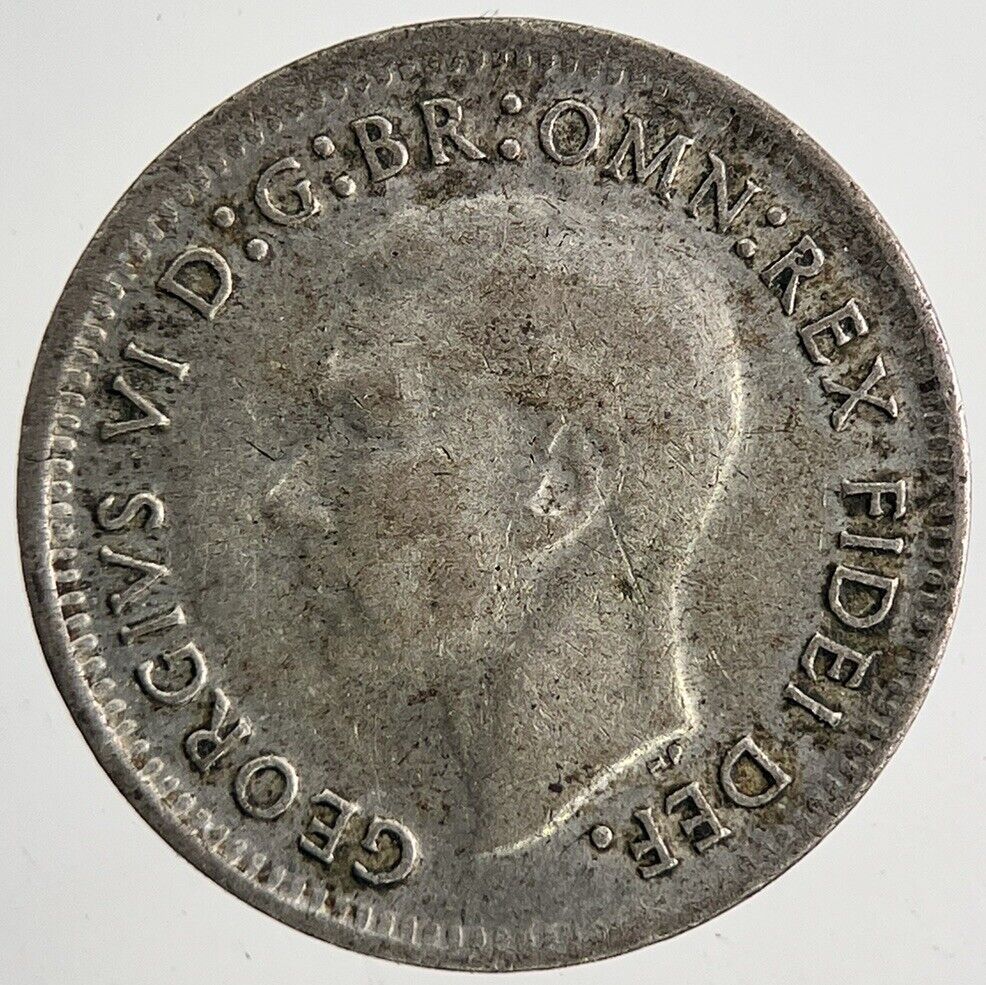 1949 Australia Threepence Silver Coin | Fine Collectable Grade | a9585