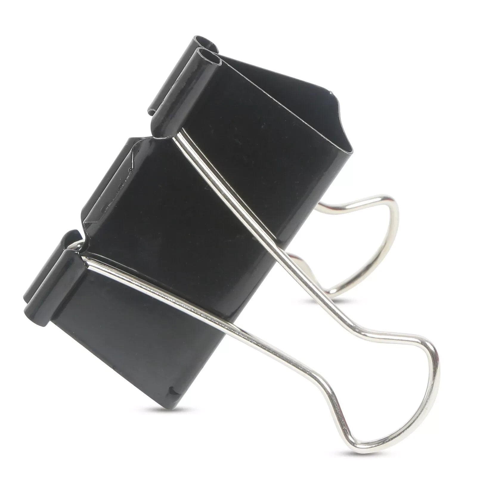 10 x 15mm Bulldog Foldback Clips Metal Binder Grip Paper Clip Fold Back