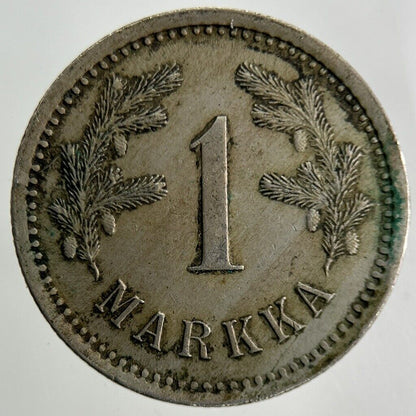1921 Finland 1 Markka Coin | Fine Collectable Grade