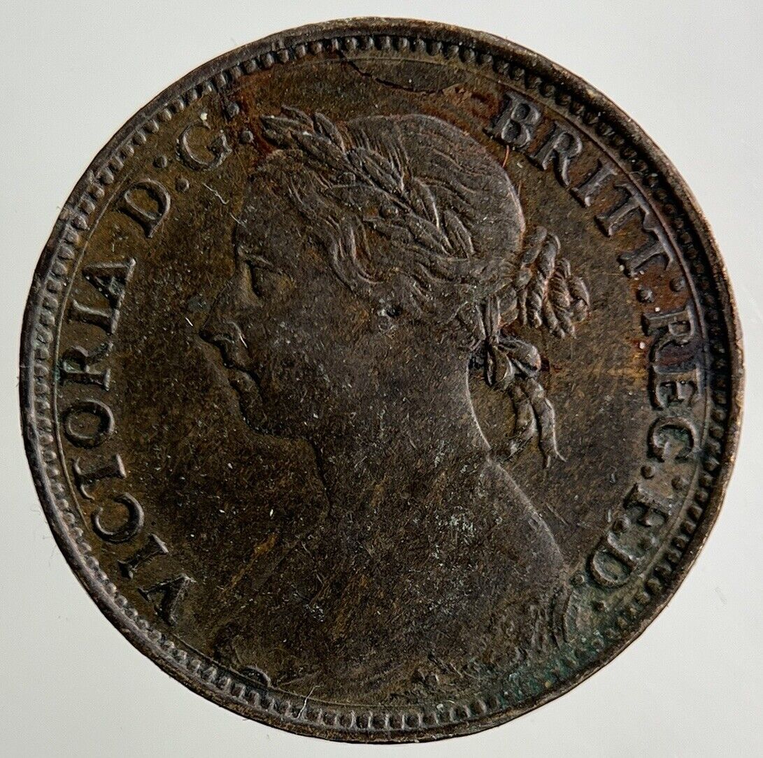 1893 Victoria Farthing Coin | Fine Collectable Grade
