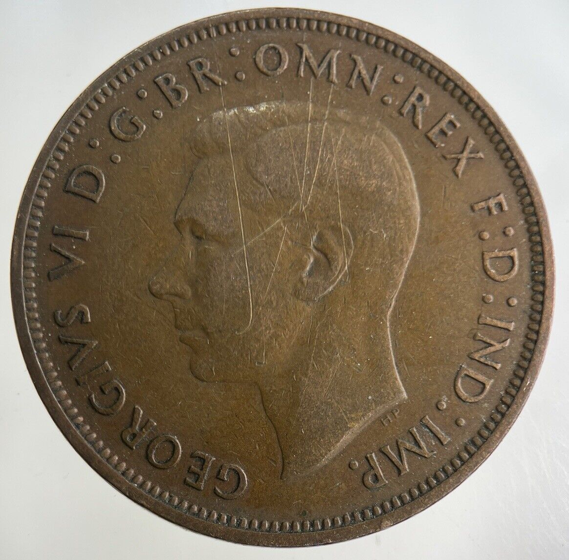 1937 George VI One Penny Coin | Fine Collectable Grade