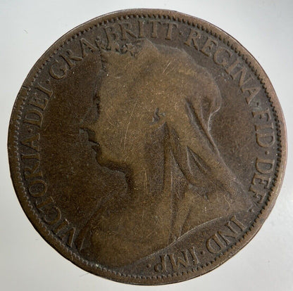1896 Victoria One Penny Coin | Collectable Grade