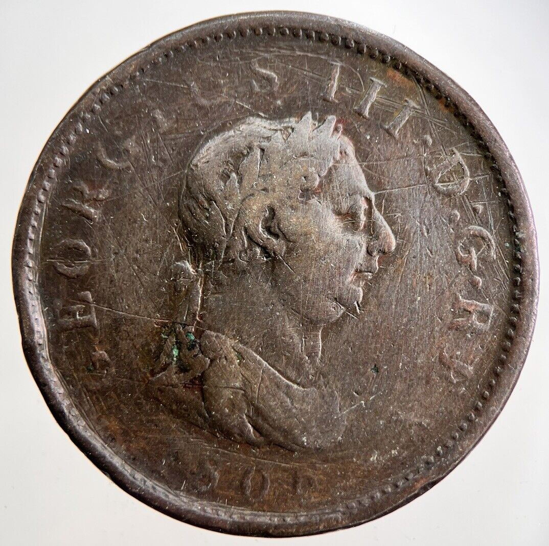 1806 George III 3rd One Penny Coin | Collectable Grade