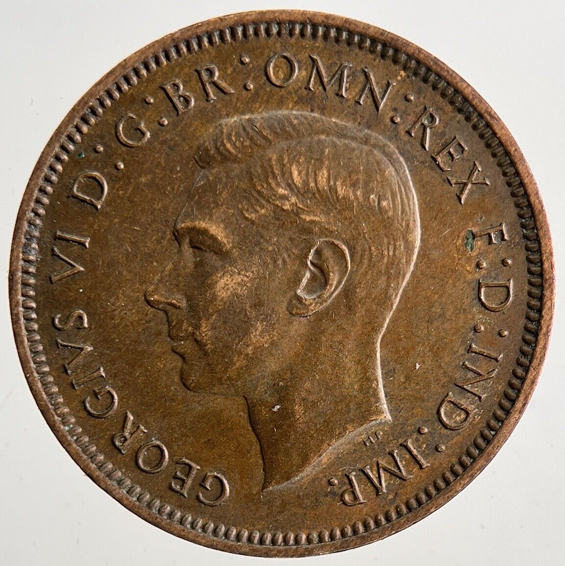 1941 George VI Wren Farthing Coin | Very High Grade | a9629