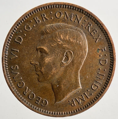 1941 George VI Wren Farthing Coin | Very High Grade | a9629