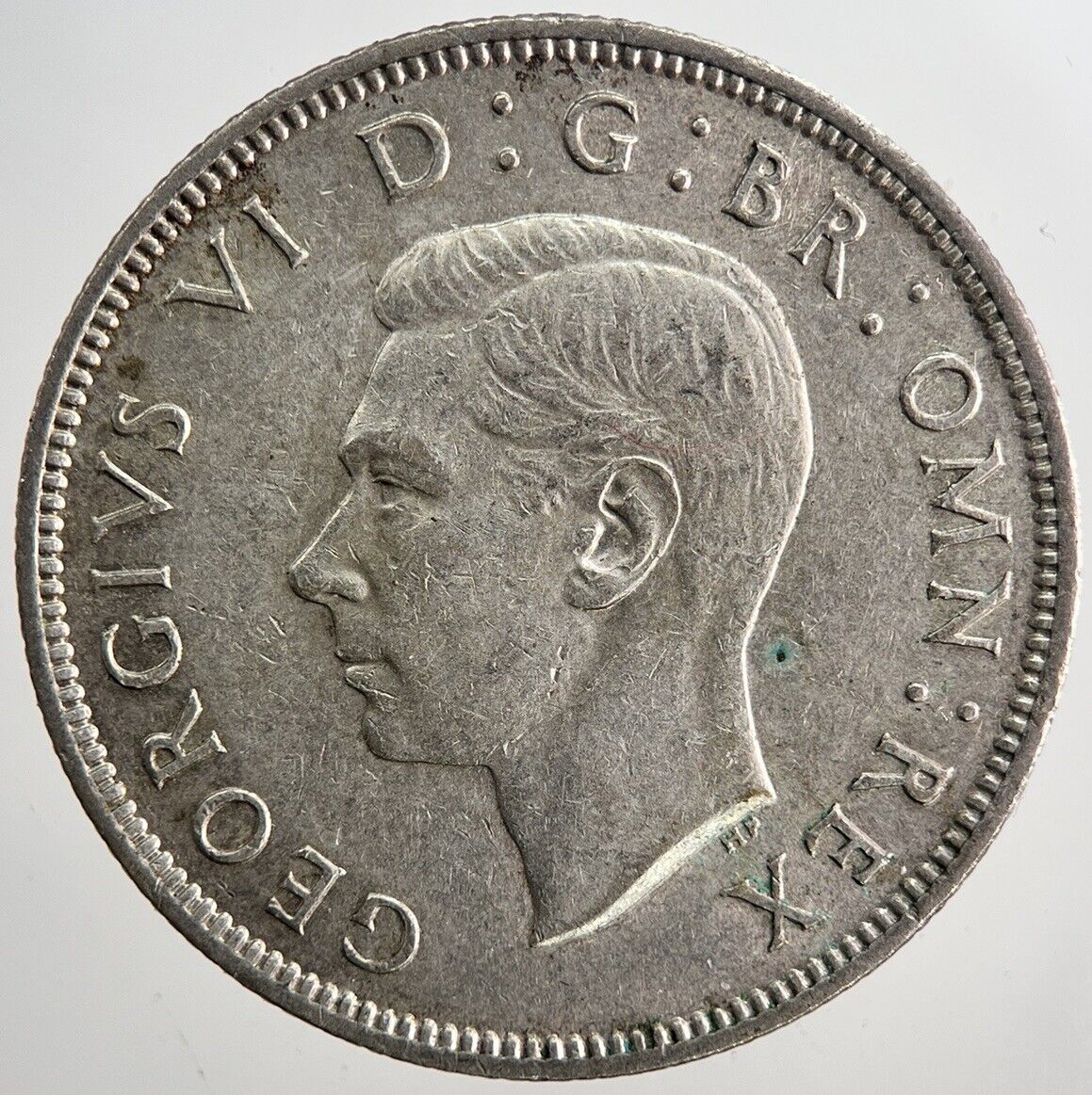 1944 George VI Florin British Silver Coin | Very Fine Grade | a6374