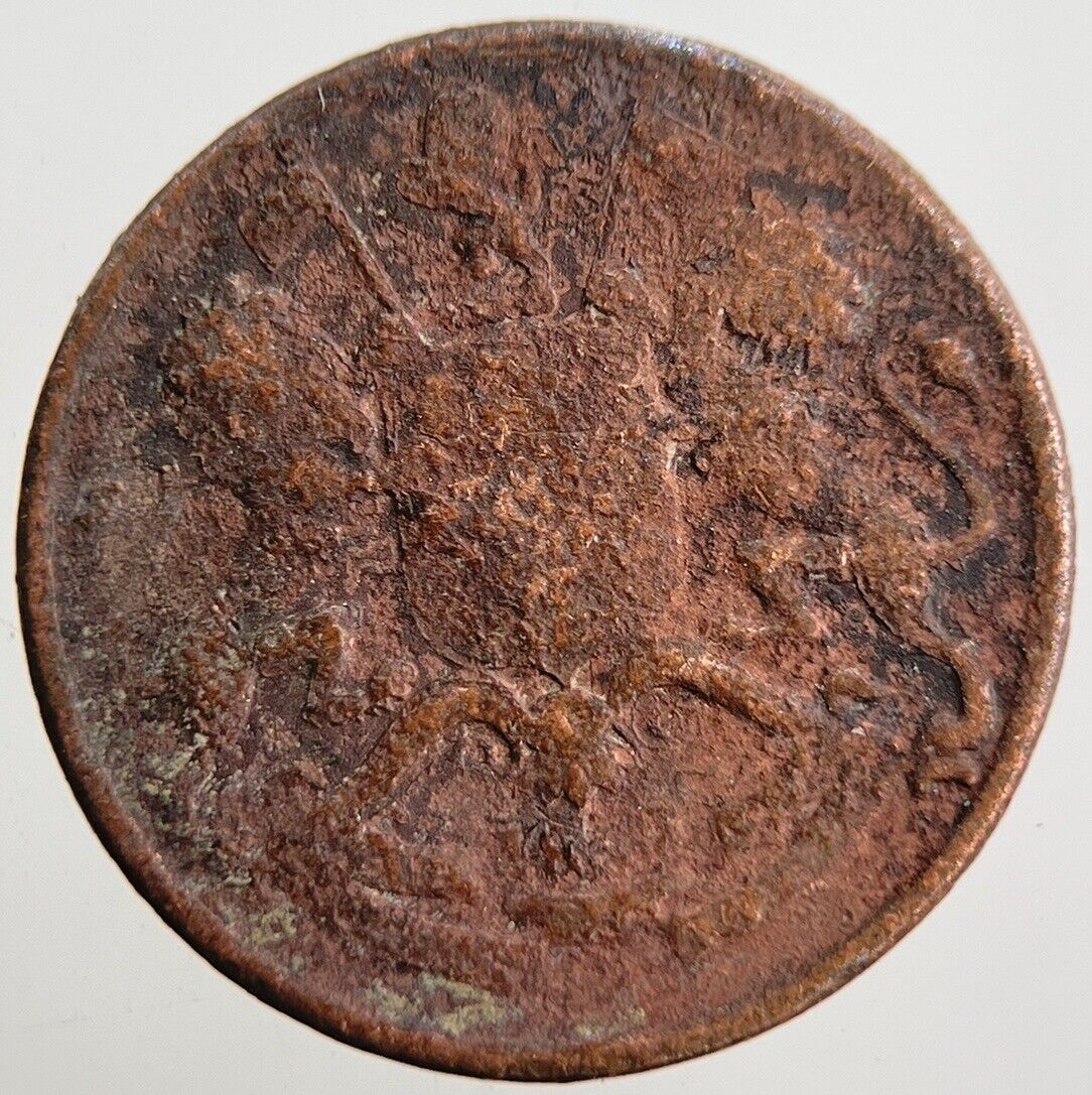 1835 India 1/12 Anna Coin | Fair Grade