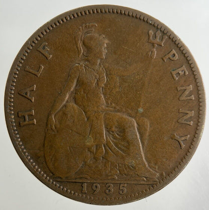 1935 George V Half-Penny Coin | Collectable Grade