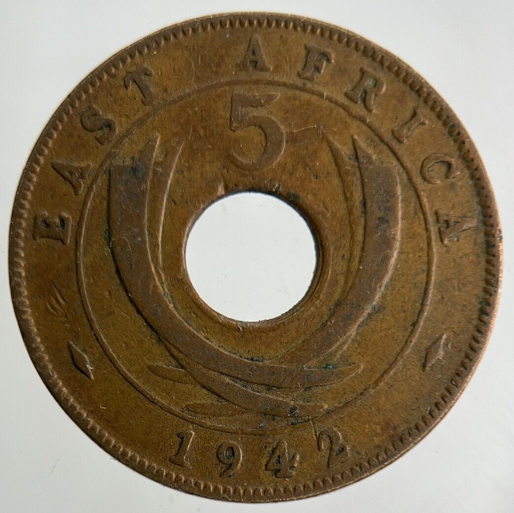 1942 East Africa 5 Cents Coin | Collectable Grade