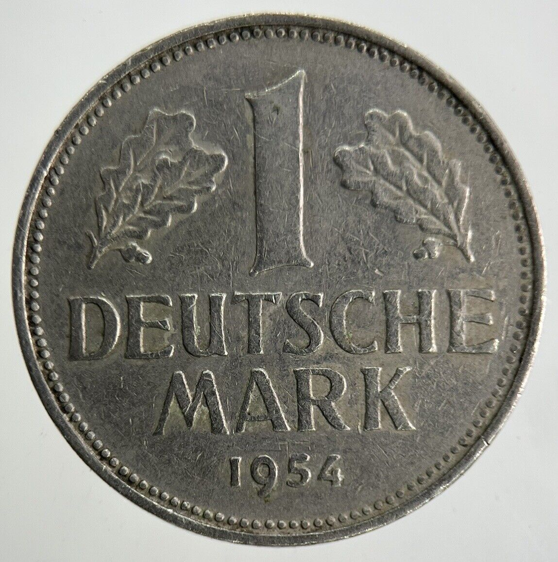 1954 Germany 1 Mark Coin | Fine Collectable Grade