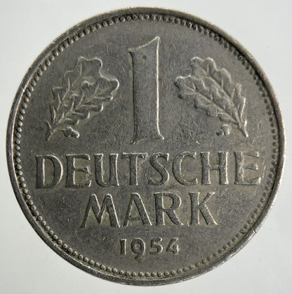 1954 Germany 1 Mark Coin | Fine Collectable Grade