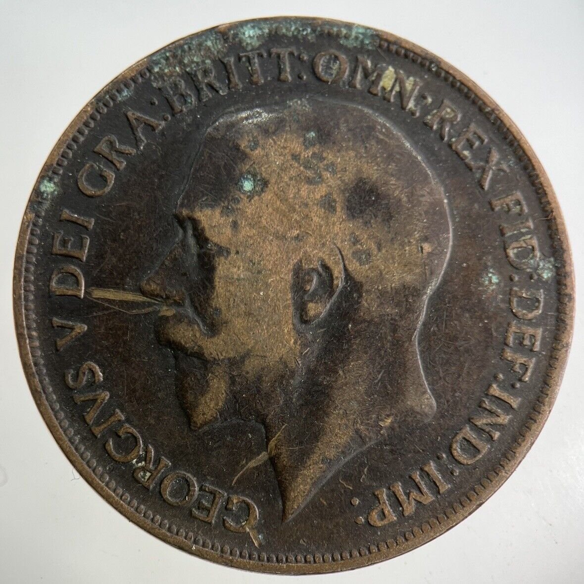 1915 George V One Penny Coin | Collectable Grade