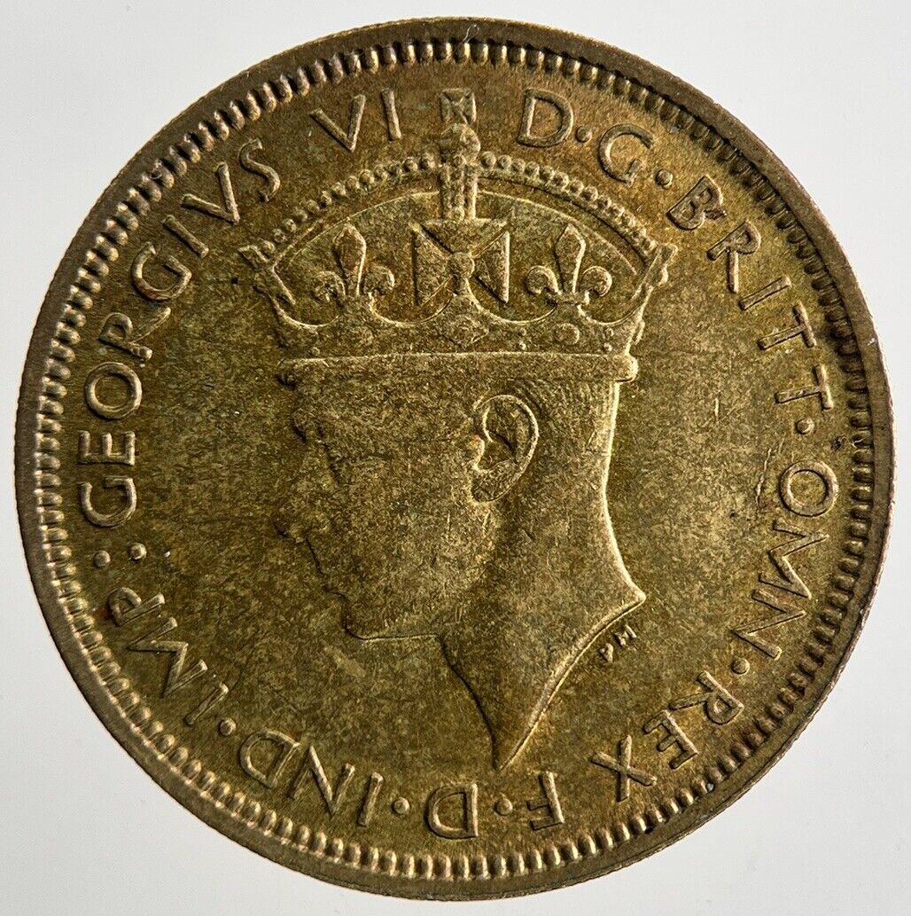 1943 British West Africa One Shilling Coin | Very Fine Grade | a9590