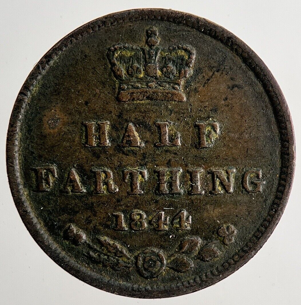 1844 Victoria Half Farthing Coin | Fine Collectable Grade | a9658