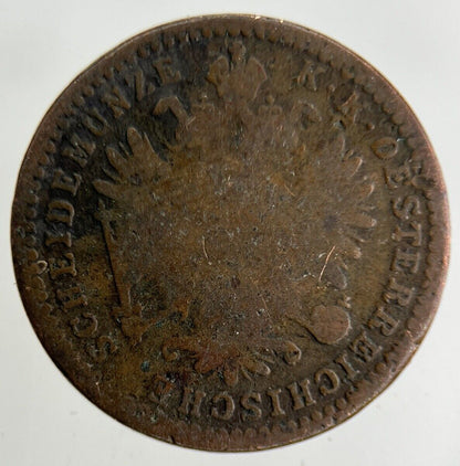 1860 Austria 1 Kreuzer Coin | Collectable Grade