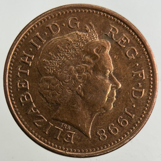 1998 Elizabeth II 2nd 1p One-Pence Coin | Very High Grade