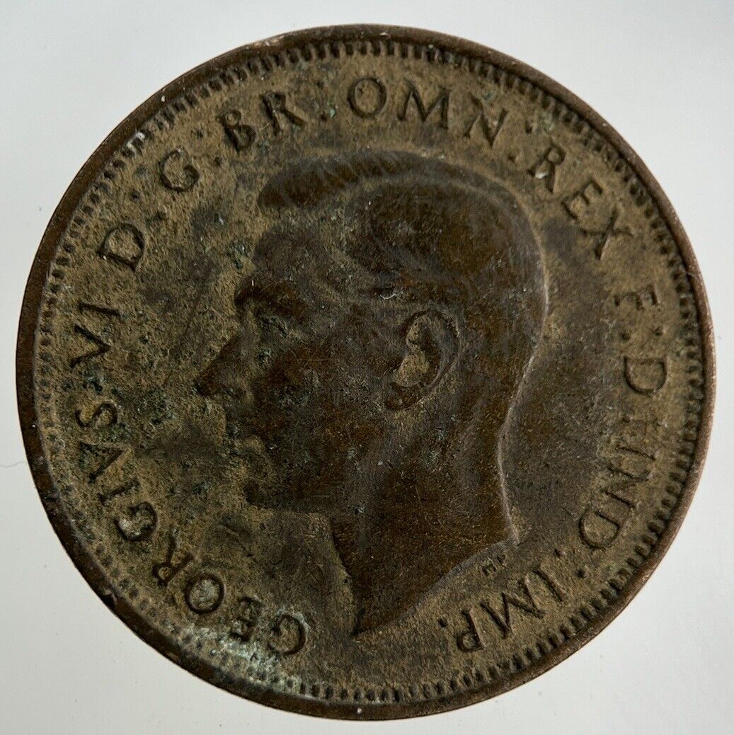 1938 George VI Half-Penny Coin | Collectable Grade