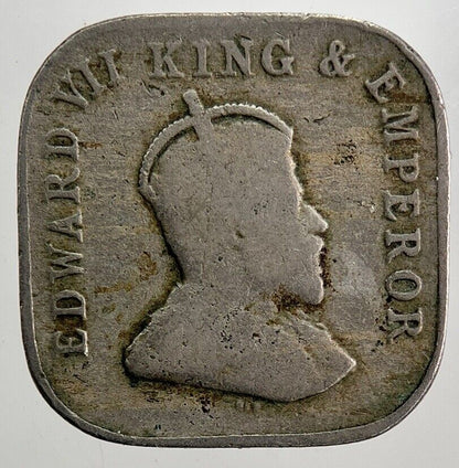 1909 Ceylon 5 Cents Sri Lanka Coin | Collectable Grade