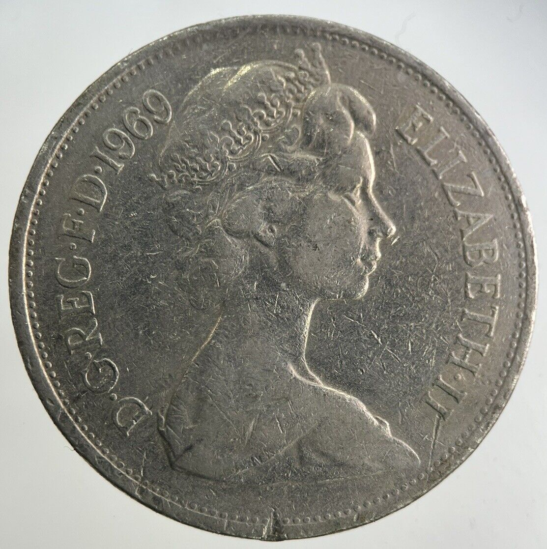 1969 Elizabeth II 2nd 10p Ten-Pence Coin | Fine Collectable Grade