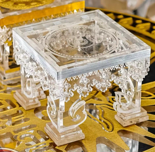 Clear Multi Purpose Display Table Stand For Coins / Amulet / Medals Display