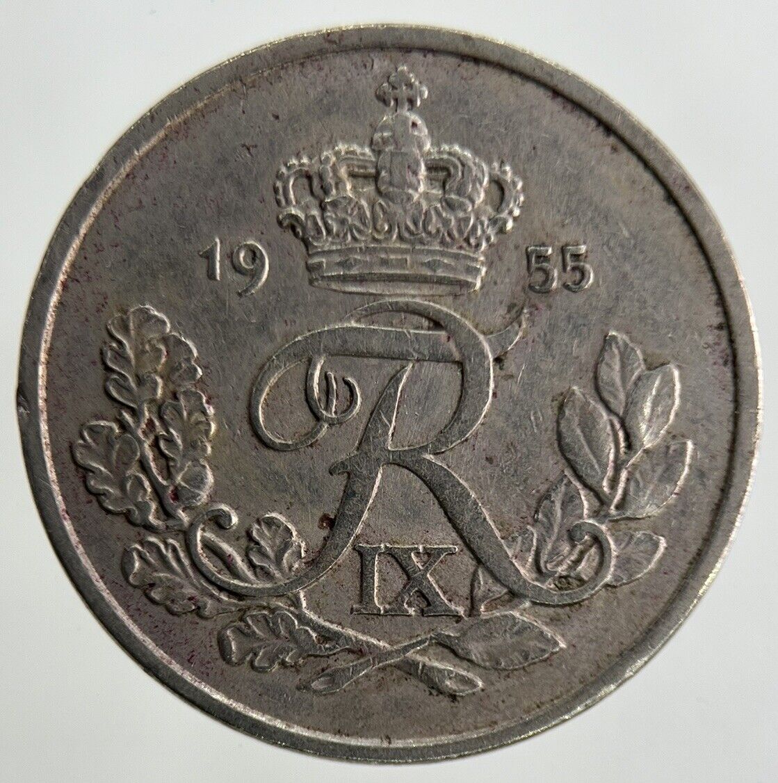 1955 Denmark 25 Ore Coin | Fine Collectable Grade