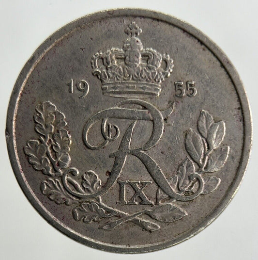 1955 Denmark 25 Ore Coin | Fine Collectable Grade