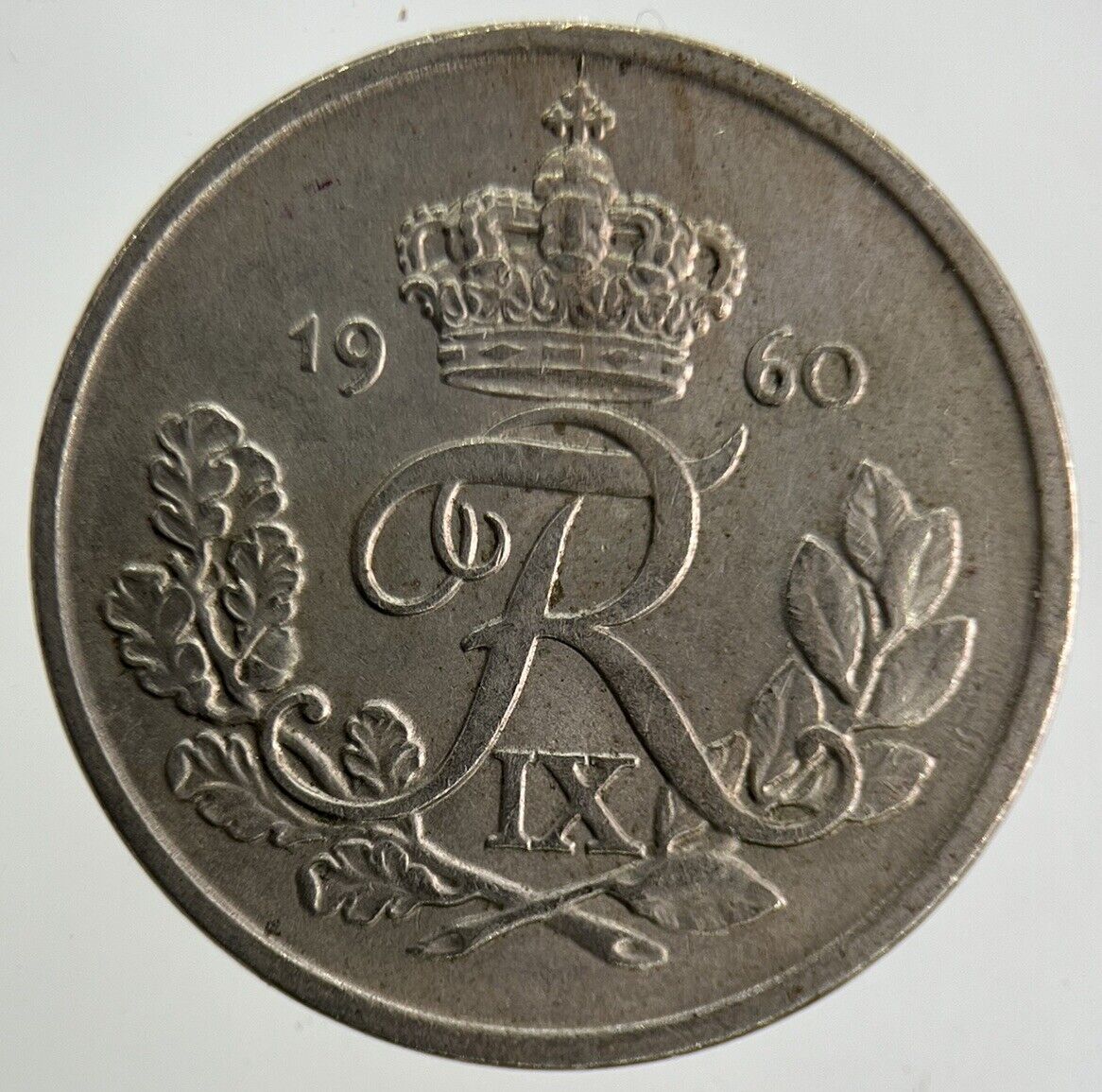 1960 Denmark 25 Ore Coin | Very High Grade
