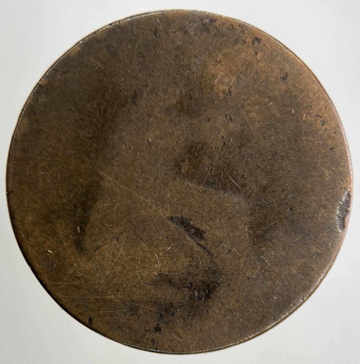 British Victoria Half-Penny Coin | Worn Grade