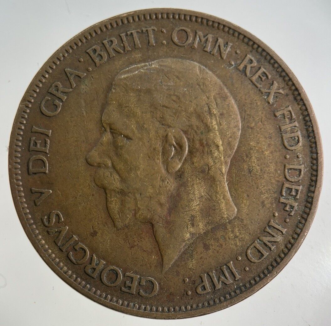 1928 George V One Penny Coin | Collectable Grade