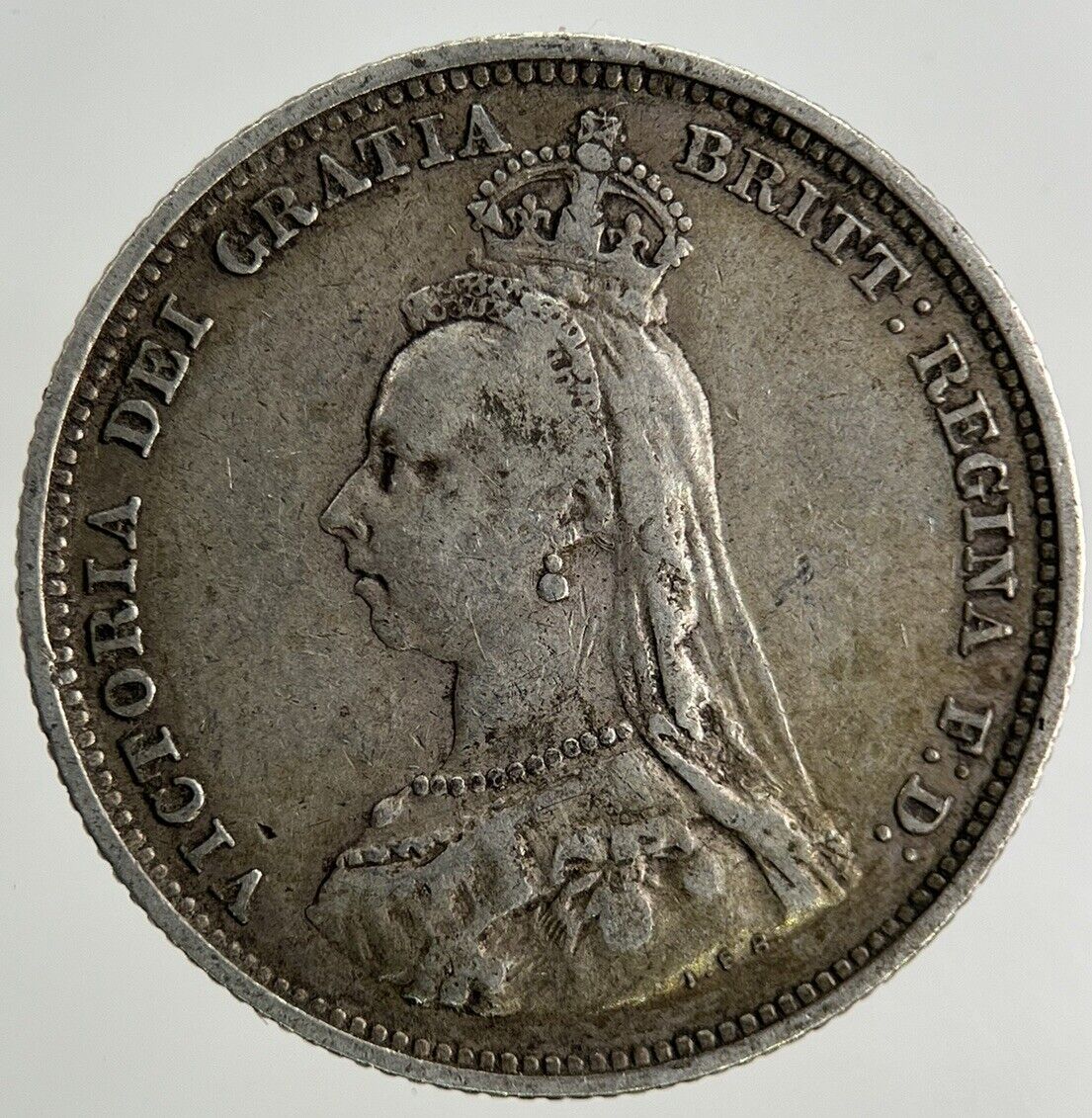 1887 Victoria Shilling Silver Coin | Collectable Grade