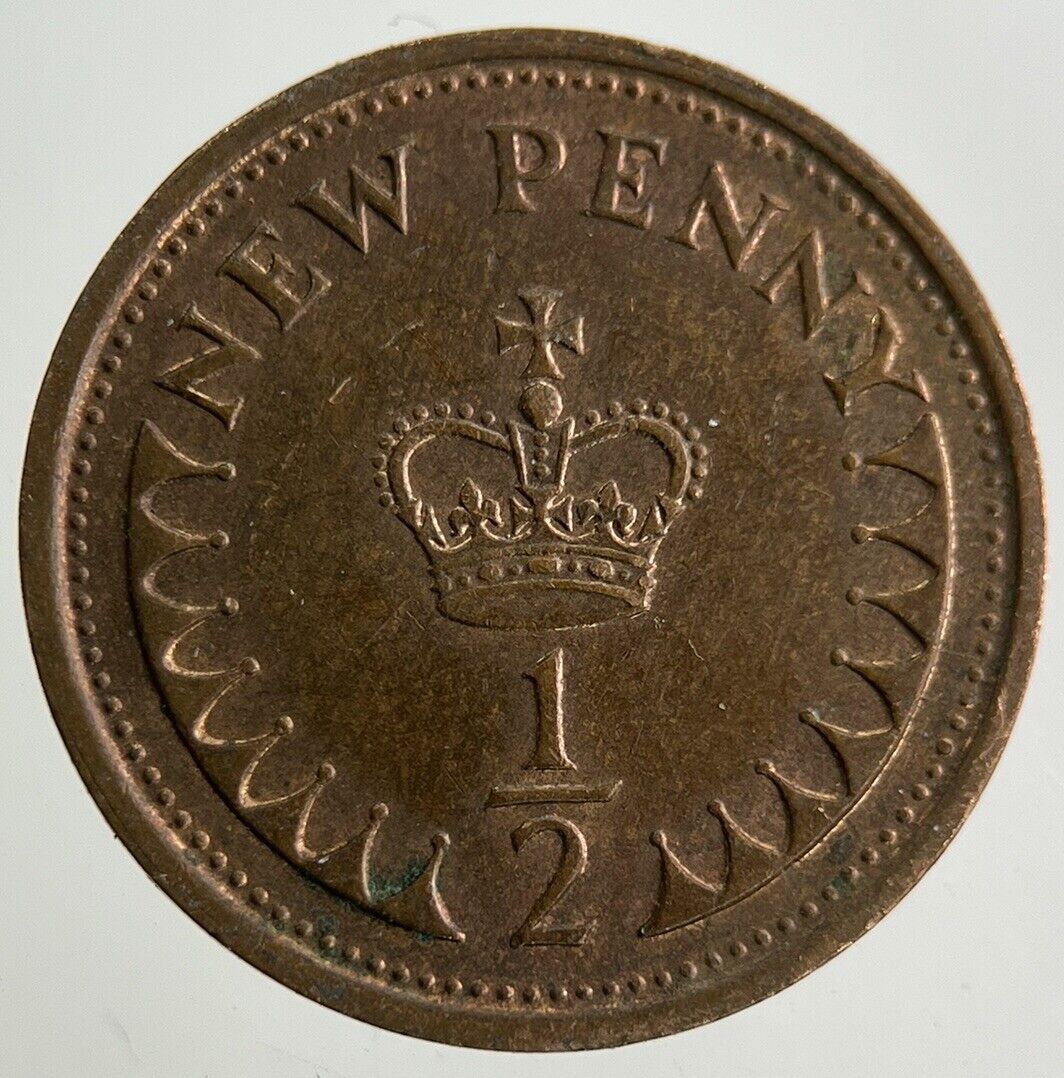 1976 Elizabeth II 2nd New 1/2 Half-Penny Coin | Fine Collectable Grade