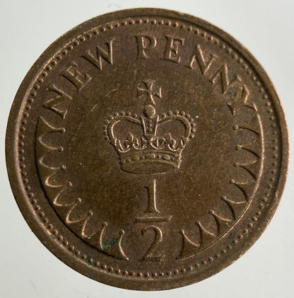1976 Elizabeth II 2nd New 1/2 Half-Penny Coin | Fine Collectable Grade