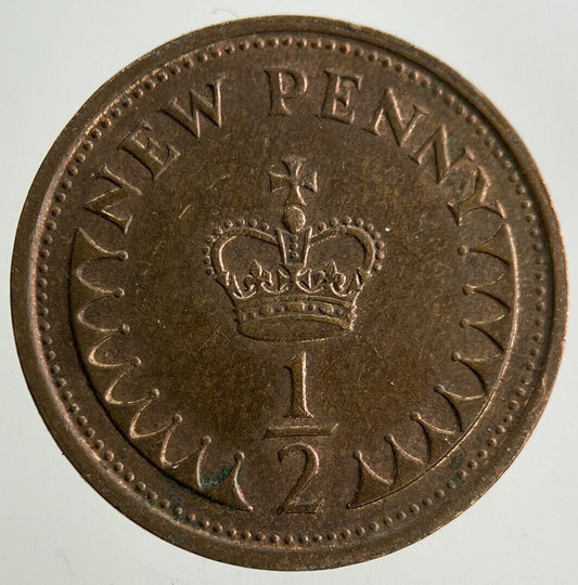 1976 Elizabeth II 2nd New 1/2 Half-Penny Coin | Fine Collectable Grade