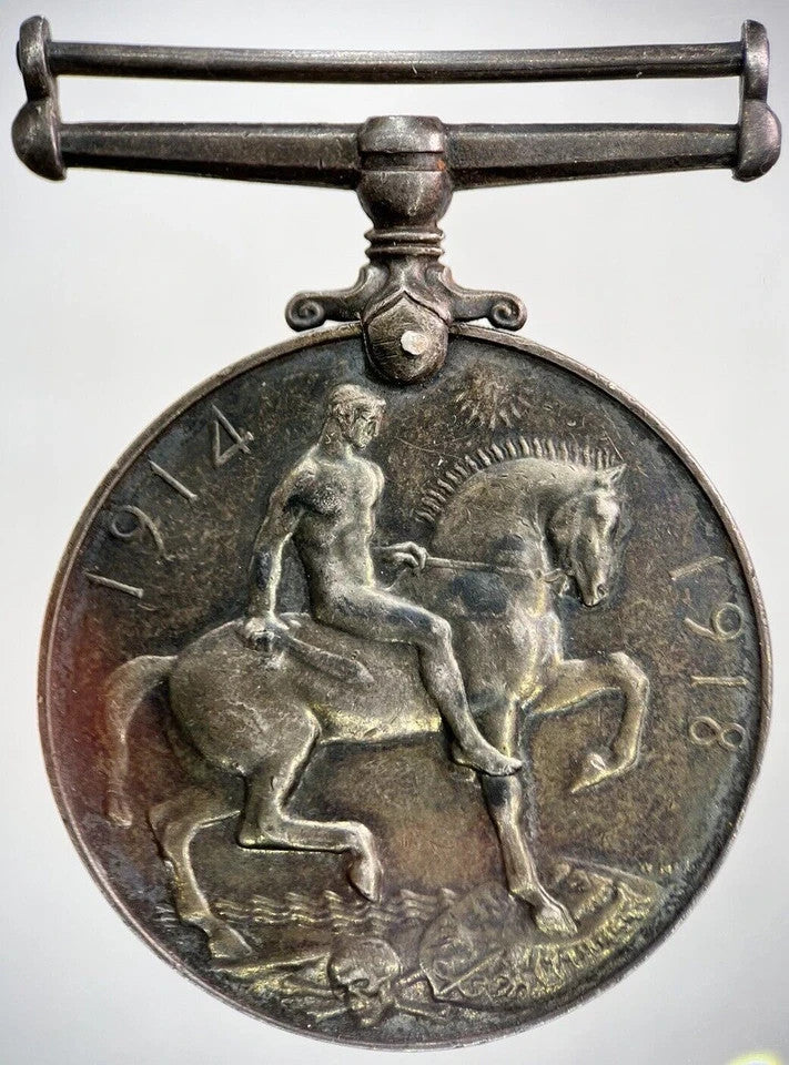 1914 - 1918 George V WWI | British Silver Medal Coin | Fine Collectable Grade