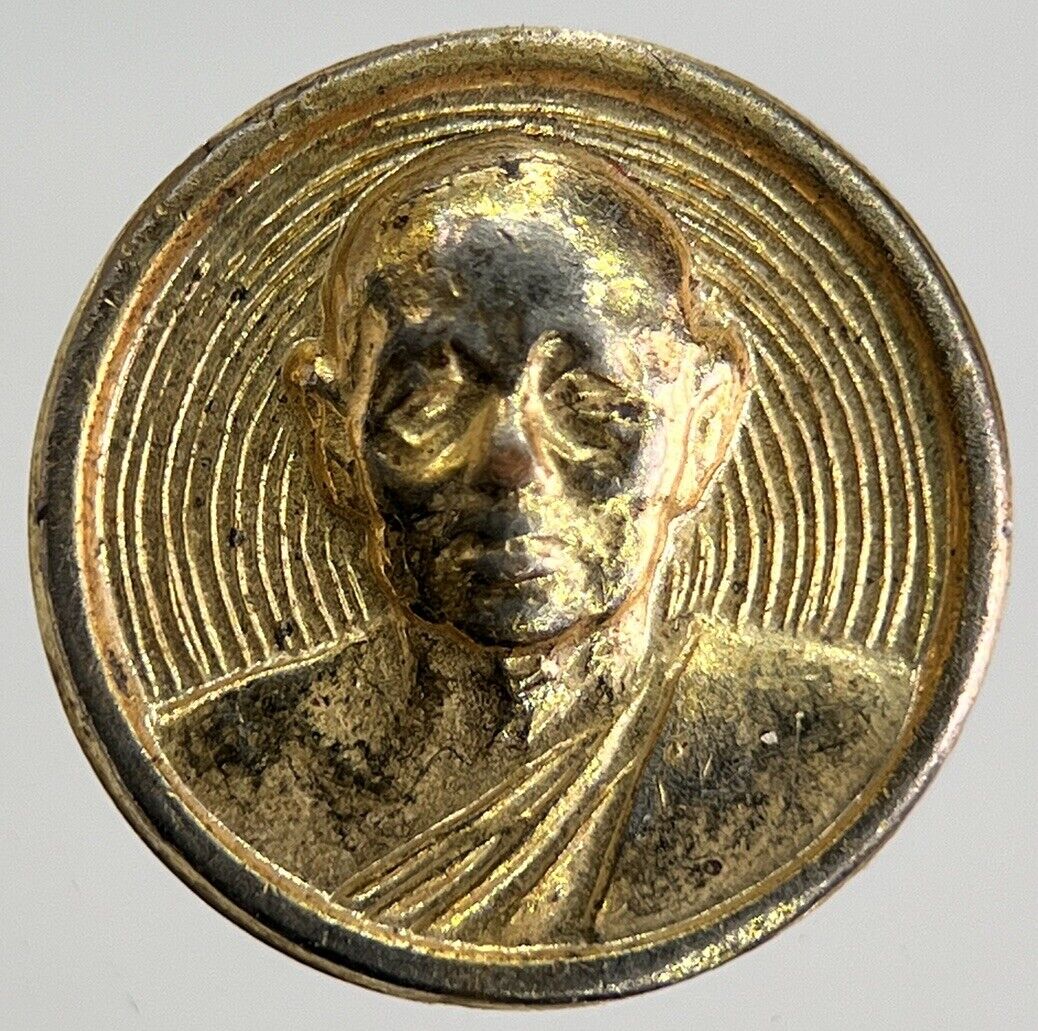 Thai Old Monk Coin Token Charm | Height 1cm | Collectable Grade | a1783