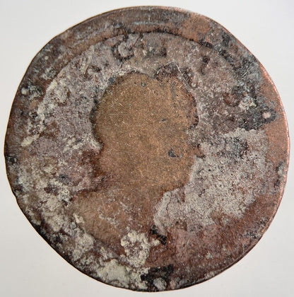 British George 1st I Farthing Coin | Fair Grade