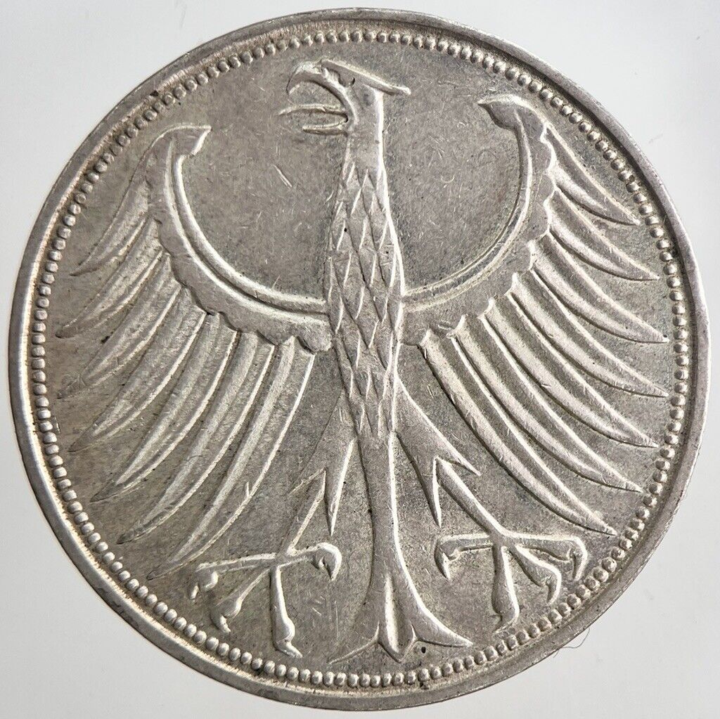 1951 Germany 5 Mark Silver Coin | Very High Grade | a6471