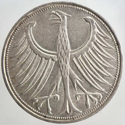 1951 Germany 5 Mark Silver Coin | Very High Grade | a6471