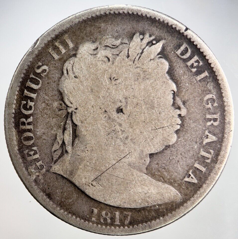 1817 George III Half-Crown Silver Coin | Collectable Grade