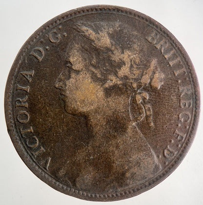 1879 Victoria One Penny Coin | Collectable Grade | a8909
