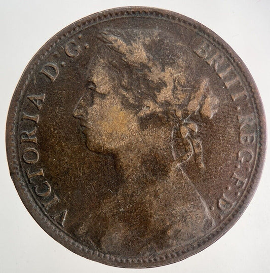 1879 Victoria One Penny Coin | Collectable Grade | a8909