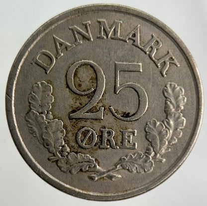 1961 Denmark 25 Ore Coin | Fine Collectable Grade