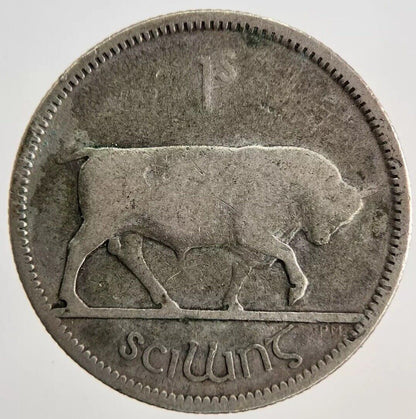 1930 Irish Shilling 1s Bull Silver Coin | Collectable Grade